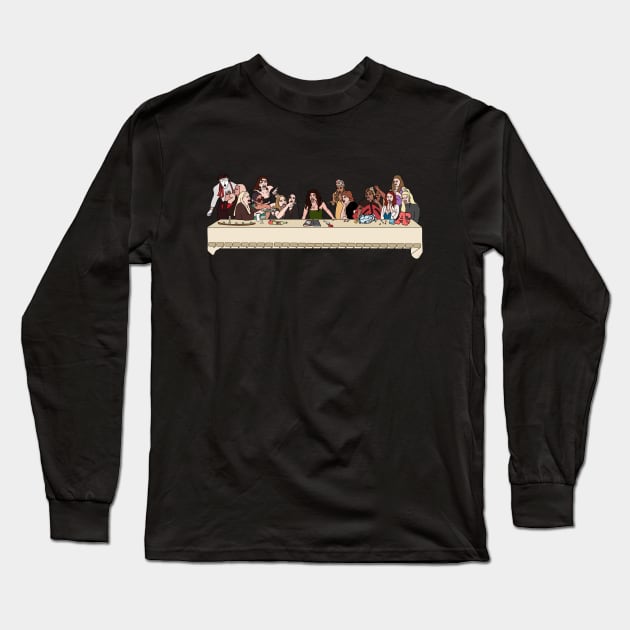 The Last Supper of the Real Housewives Long Sleeve T-Shirt by thecompassrose